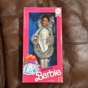 1990 Mattel Special Edition Dolls of the World Collection Eskimo Barbie doll